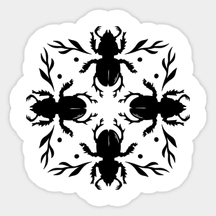 Beetle print 1 Sticker